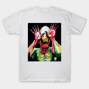 Pan's Labyrinth "The Pale Man" portrait (original) T-Shirt